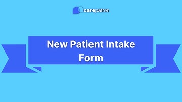 New Patient Intake Form