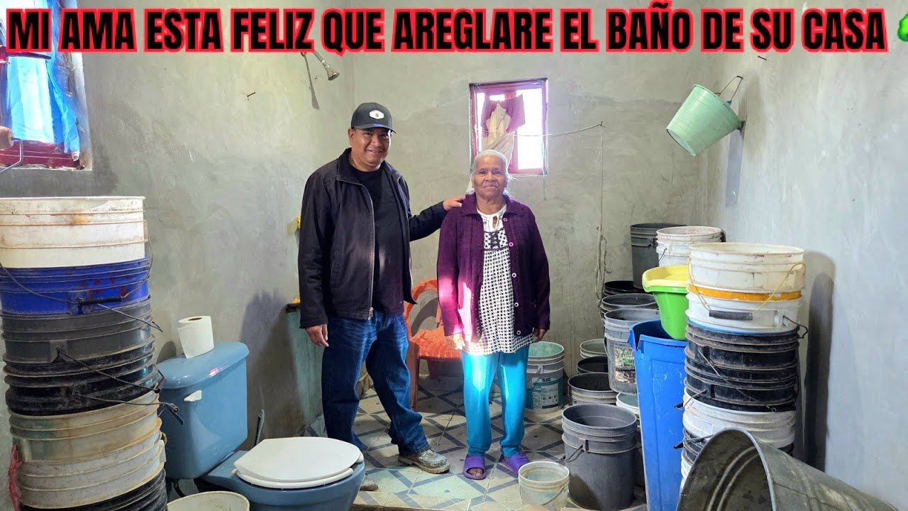 EL BAÑO DE MI AMA SERÁ ARREGLADO AMIGOS 