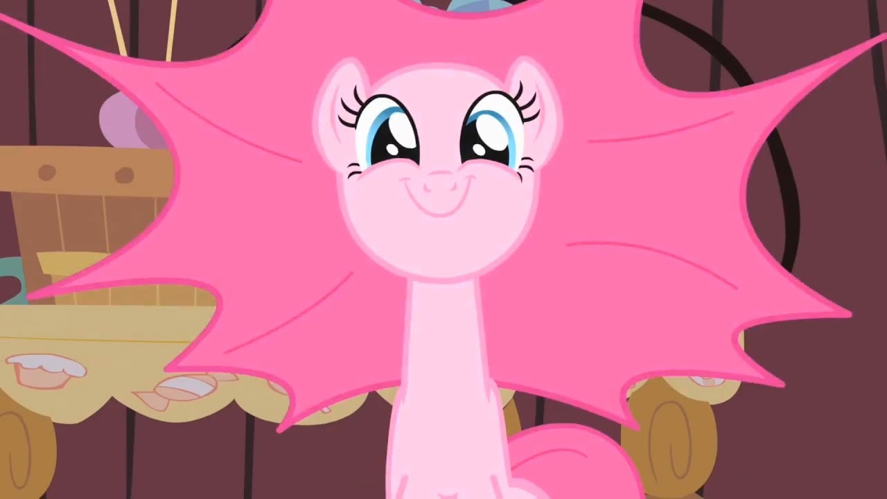 Pinkie Pie - inflating hair - YouTube