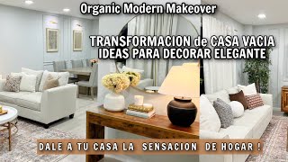 BELLA TRANSFORMACION en NUEVA CASA  ahora un HOGAR! IDEAS para DIVIDIR ELEGANTE Sala TV  y Comedor