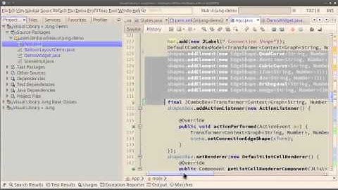 NetBeans Visual Library + JUNG
