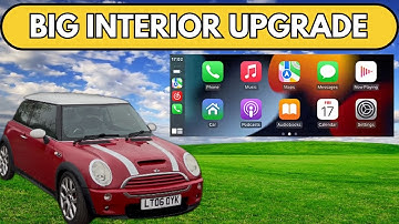 Upgrading My Mini R53 Interior with Leather and Single Din Carplay!
