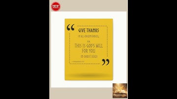 Give Thanks To All 1 Thessalonians 5:18 Bible Verse Canvas Christian Wall Art Ready To Hang