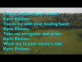 Empty, Broken, Here I Stand (Kyrie Eleison - 5vv+refrain) [with lyrics or congregations]