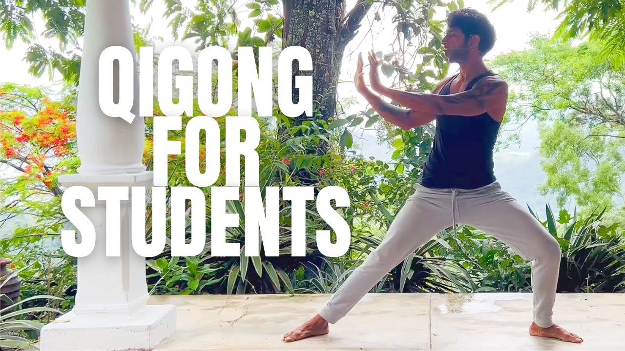Still from Qigong for Better Sleep Before Exams | Calm Anxiety & Sleep Deeply