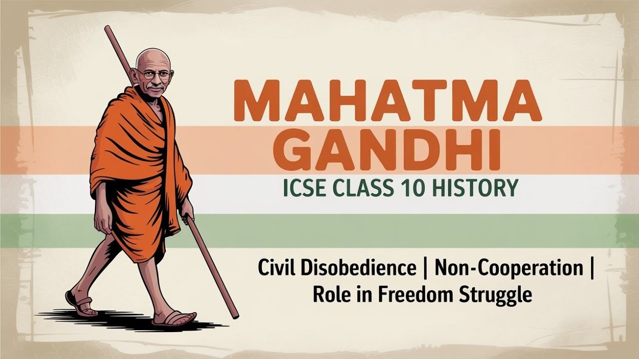 Mahatma Gandhi and The National Movement | Gandhian Era | ICSE History ...