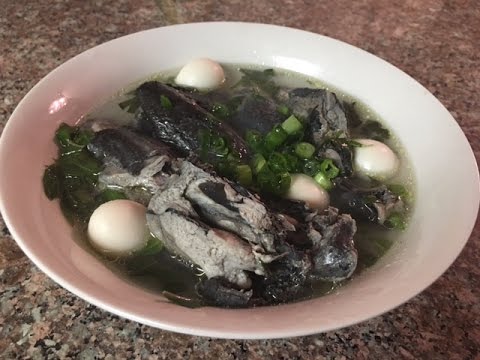 Easy Asian Black Chicken Soup Recipe [Cambodian Food]