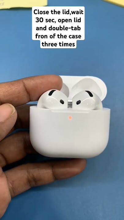How to Reset Airpods 4 | Airpods 4 hard reset | #airpods4