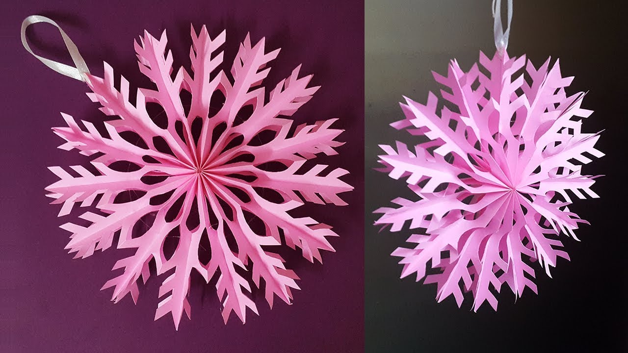 How to Make Easy 3d Paper Snowflakes (+ Video Tutorial)