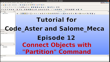 Tutorial for Code_Aster - Ep. 12 - Connect with "Partition" Command