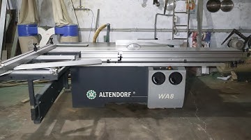 panel saw|| ALTENDORF machine full tutorial || panel saw operator
