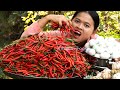 Extreme Spicy Fried Grinded Chilies 10KG Eating with Balut Eggs - King of Spicy Foods