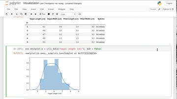 How to create histogram with Python and Seaborn