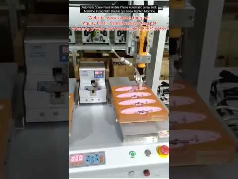 Automatic Screw Lock Machine for Mobile Phone Assembly with Double System Screw Tightening