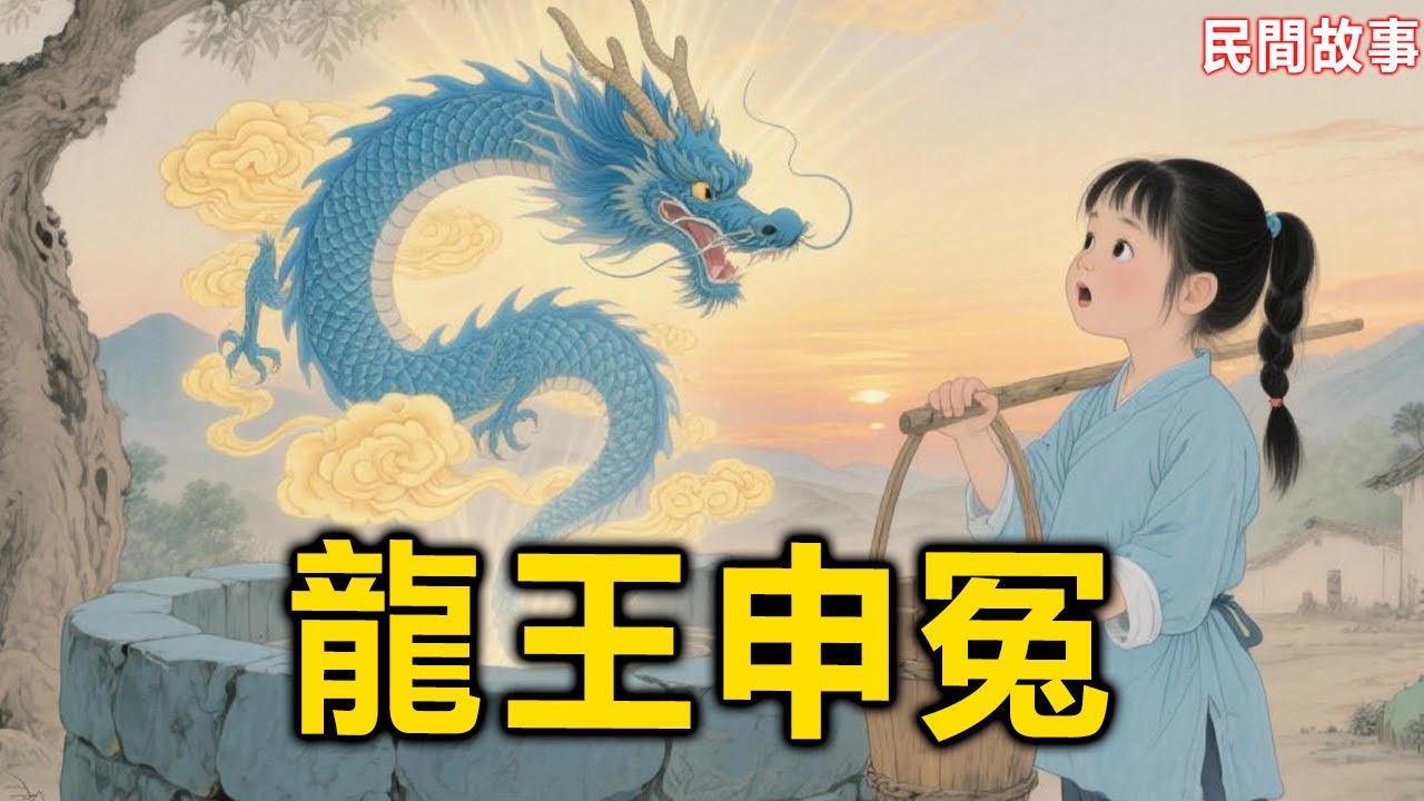 年幼女孩被繼母逼去挑水，竟在井邊遇神蹟，龍王現身對女孩許下一句承諾，讓刻薄繼母自食惡果，後悔終生！ #小說#人間百態#推文#故事