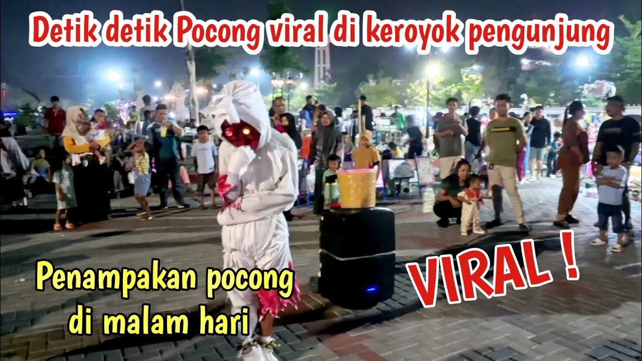 PENAMPAKAN POCONG VIRAL ALUN ALUN PUSPAWANGI INDRAMAYU JOGED DJ MISTIS PALING HEBOH