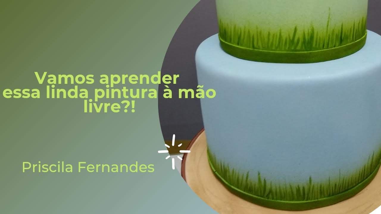 Diy: Aprenda como fazer pintura de matinhos e graminhas à mão livre.