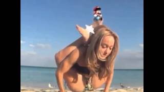 mario bonks bikini babe on her melon