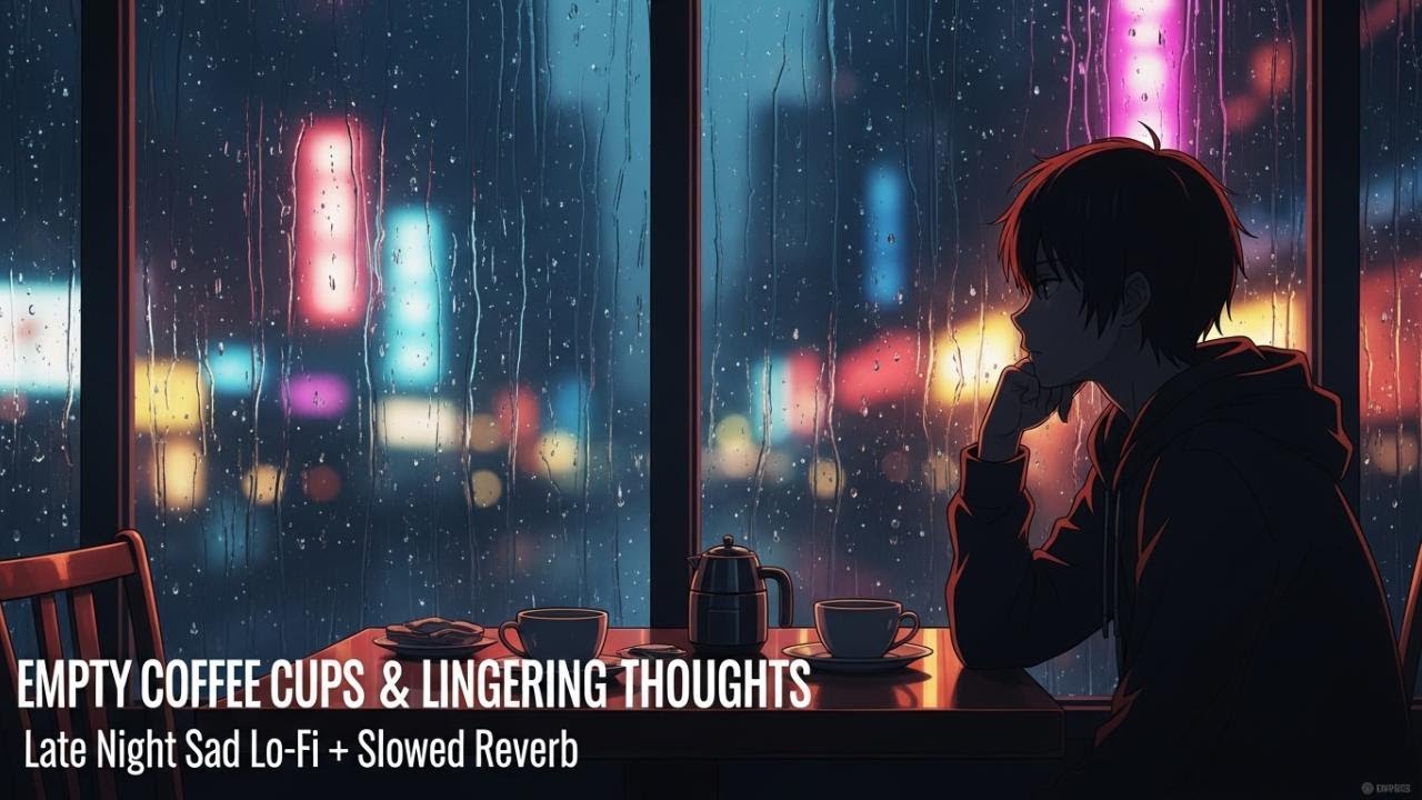 Empty Coffee Cups and Lingering Thoughts (Slowed Reverb) – Late Night Sad Lo-Fi