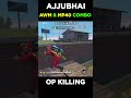 AJJUBHAI AWM &amp; MP40 COMBO OP KILLING | GARENA FREE FIRE #shorts