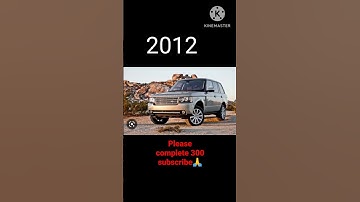 #video#evolution of rang rover (1990~2023)😈👿🙏
