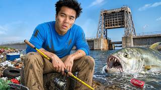 I Tried Fishing The MOST Polluted Spot For A MONSTER... (TEXAS CITY)