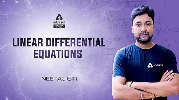 Linear Differential Equations  | GATE Engineering Mathematics Lec. | GATE 2023 | by Neeraj sir