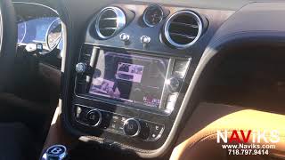 2017 Bentley Bentayga NAViKS Video Interface Add Smartphone Mirroring