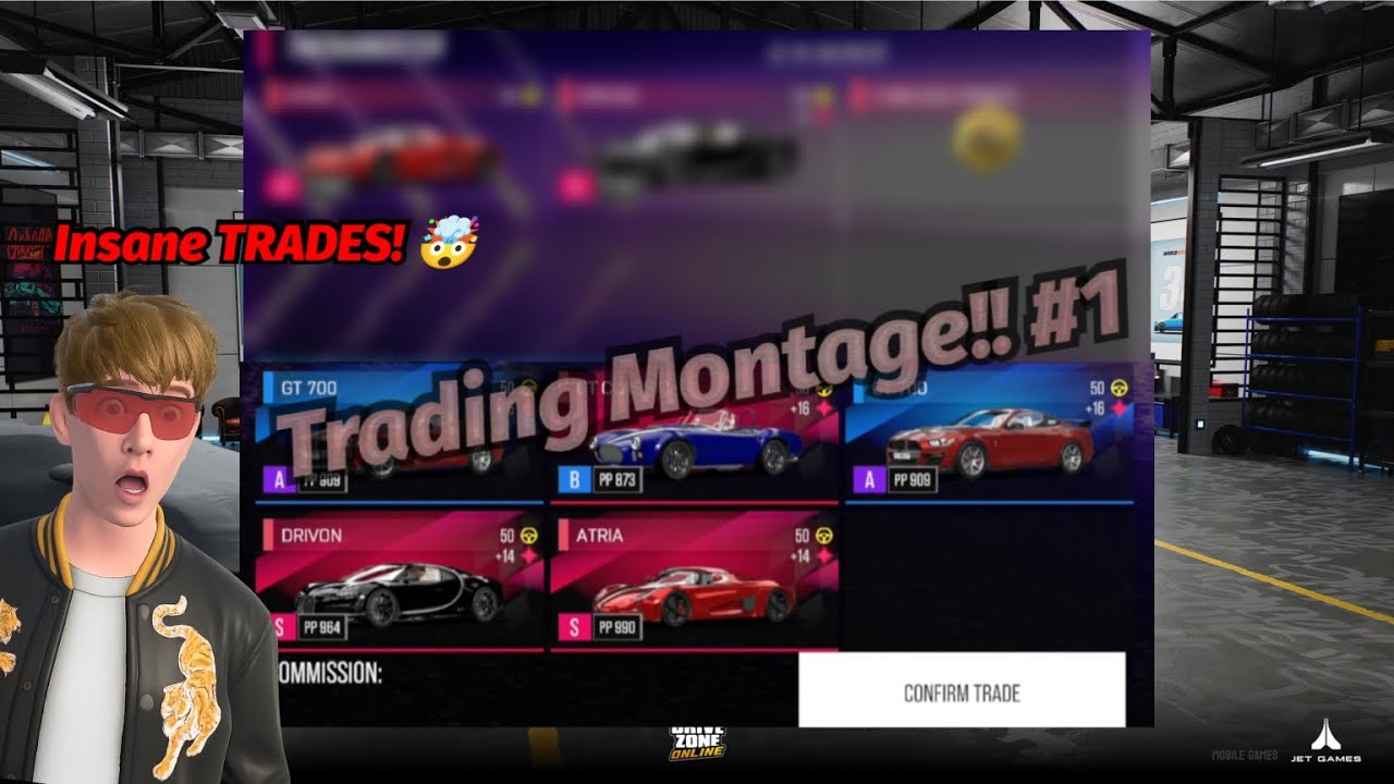 🥶🔥INSANE TRADES in Drive Zone Online! 😱🤯| Drive Zone Online TRADING MONTAGE!!