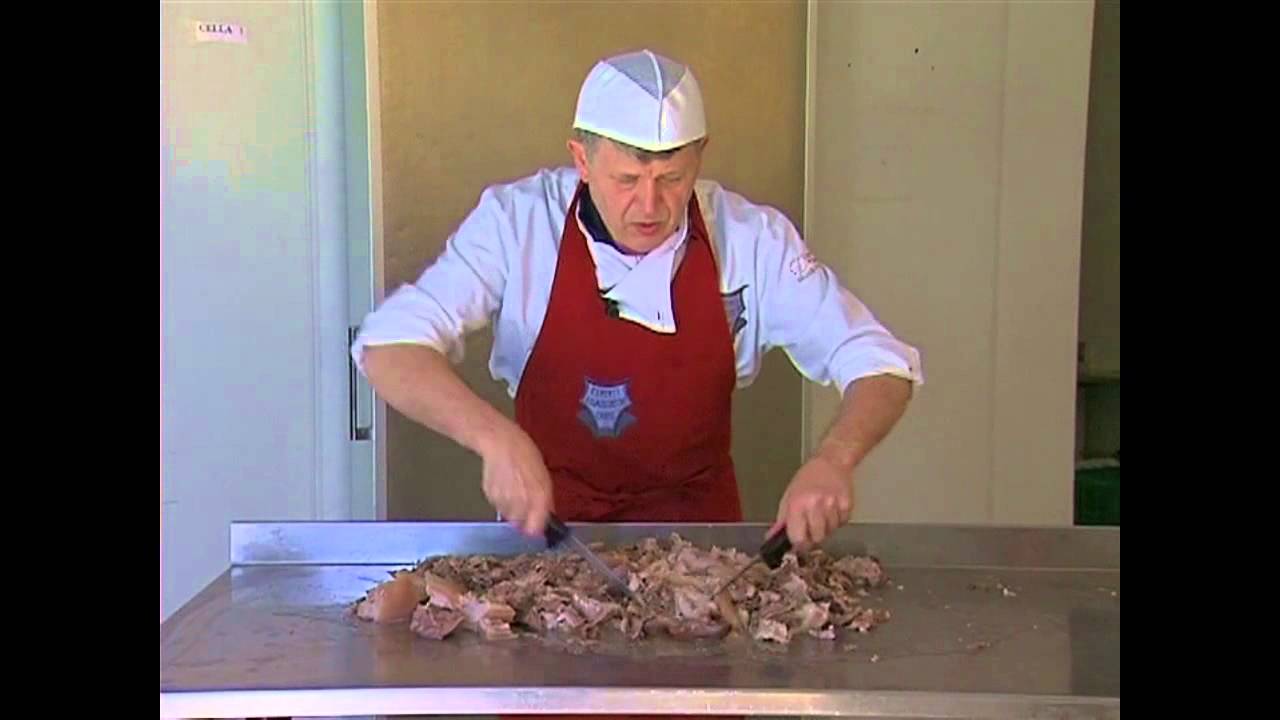 preparazione coppa di suino