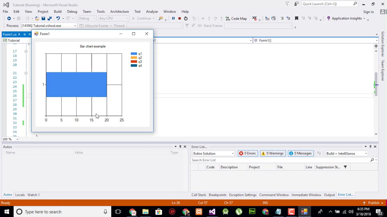 178 C# Bar chart Tutorial - YouTube