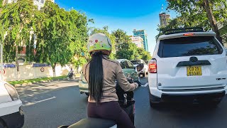 EP 101: Everyday Motorcycle Ride from Ta Khmau to Phnom Penh, Cambodia on National Road 2, 4K/60p