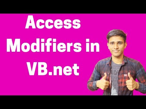 #17 Access Modifiers in VB.net (Hindi/Urdu) | Shubham Jangid