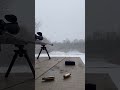 Testing my new Bergara B-14 HMR in 6.5 Creedmoor. 200 yards on a snowy day. #bergara #asmr #rifle