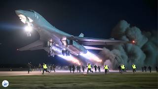 Iran Shocked Us Air Force B-1 Lancer Pilot Takes Off At Midnight Heading To The Middle East