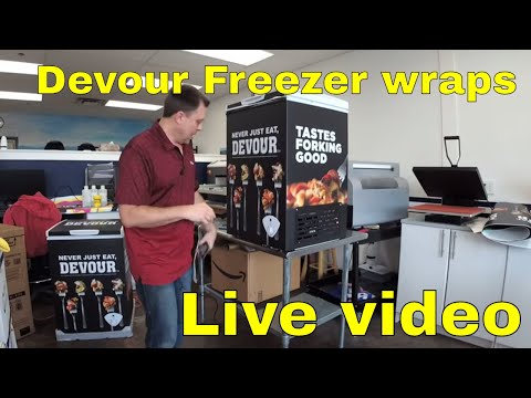 How to Wrap a Chest Freezer -  Full Service Package RM wraps