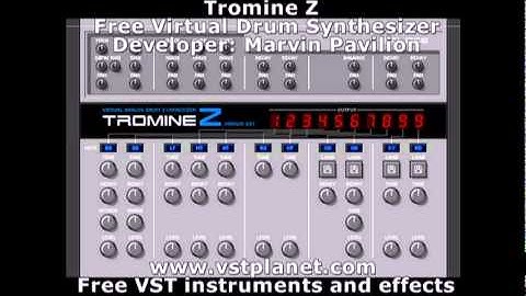 Tromine Z - Free VST analog drum synthesizer - vstplanet.com