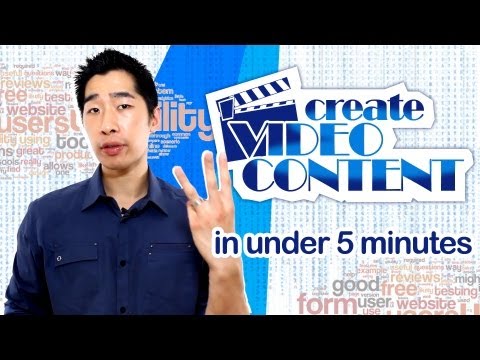 3 Ways To Create Video Content In Under 5 Minutes