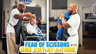 First time cuts with 🧩 children can be very tough for them but the way this one finished 🥹
