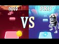 noob VS PRO | TRZ VS Pantheraplays | Axel F - Crazy Frog | Tiles Hop EDM Rush! | Gameplay | TRZ