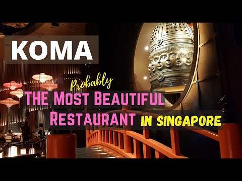 KOMA at Marina Bay Sands - Dining at The Most Beautiful Restaurant in Singapore ?