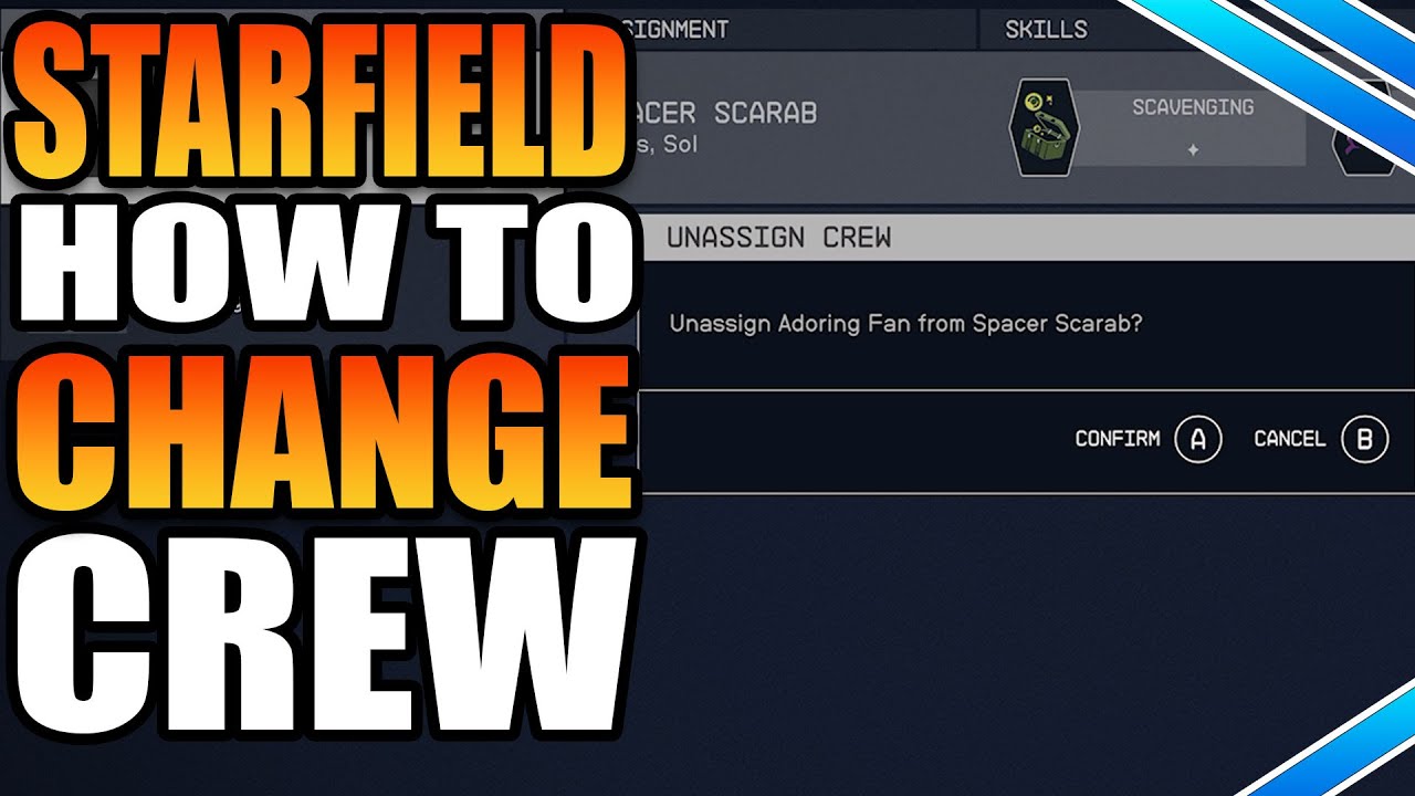 How To Add, Remove, And Change Crew Members On Your Ship In Starfield