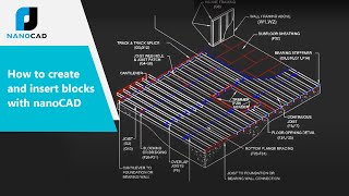 How to create and insert blocks with nanoCAD