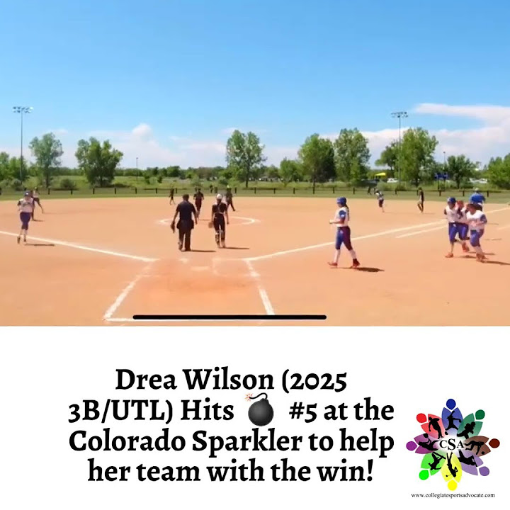 Drea Wilson (2025 3B/UTL) Hits 💣 5 at the Colorado Sparkler to help