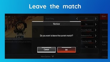 How to leave match of apex legends mobile | exit apex legends mobile