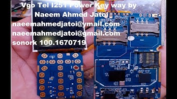 Vgo Tel i251 Power key way By Naeem Ahmed Jatoi