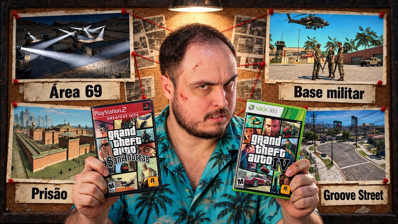 Fui aos LUGARES mais PERIGOSOS da franquia GTA