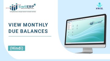 How to view Monthly Due Balances in SwilERP Pharmacy Software