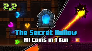 [The Tower] Level 4 "The Secret Hollow" All Coins | Geometry Dash 2.2