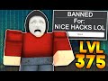 A Level 375+ Got BANNED For HACKING in Arsenal... (ROBLOX)